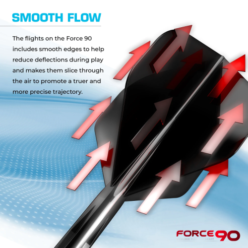 Mission Force 90 Moulded Flight & Shaft System Grün/Transparent - Standard No6